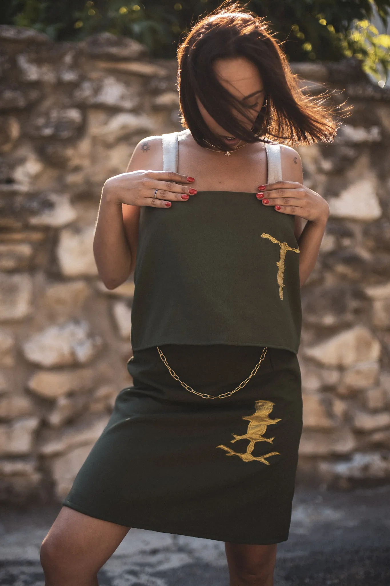 création originale ensemble d'été