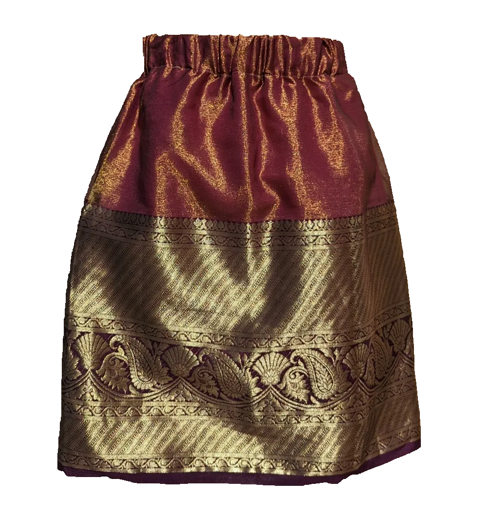 jupe indienne avec taille élastique