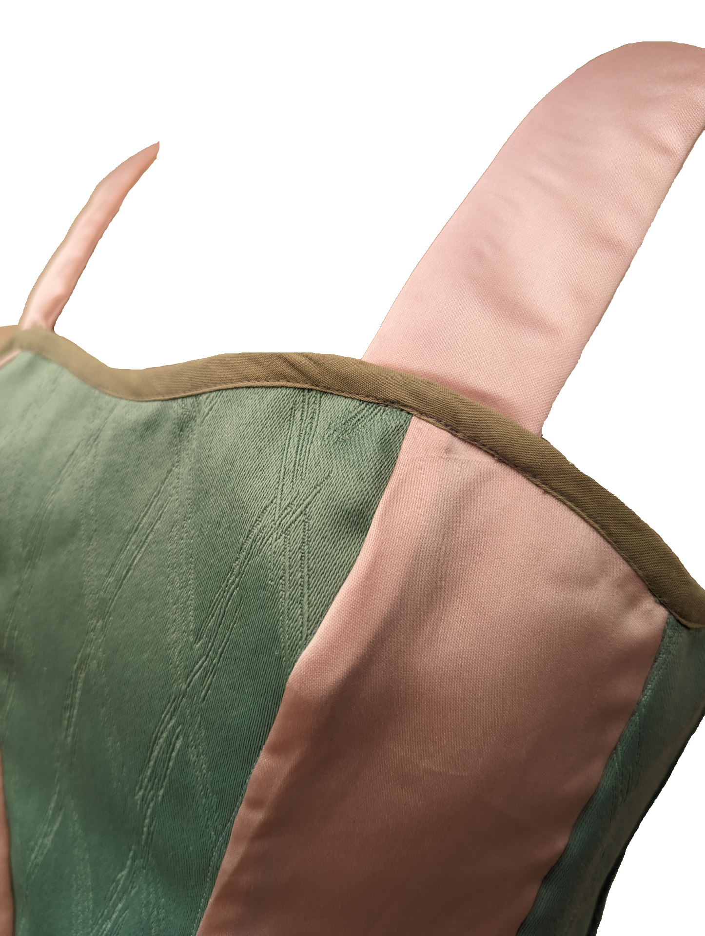 détails colorés du corset pièce unique