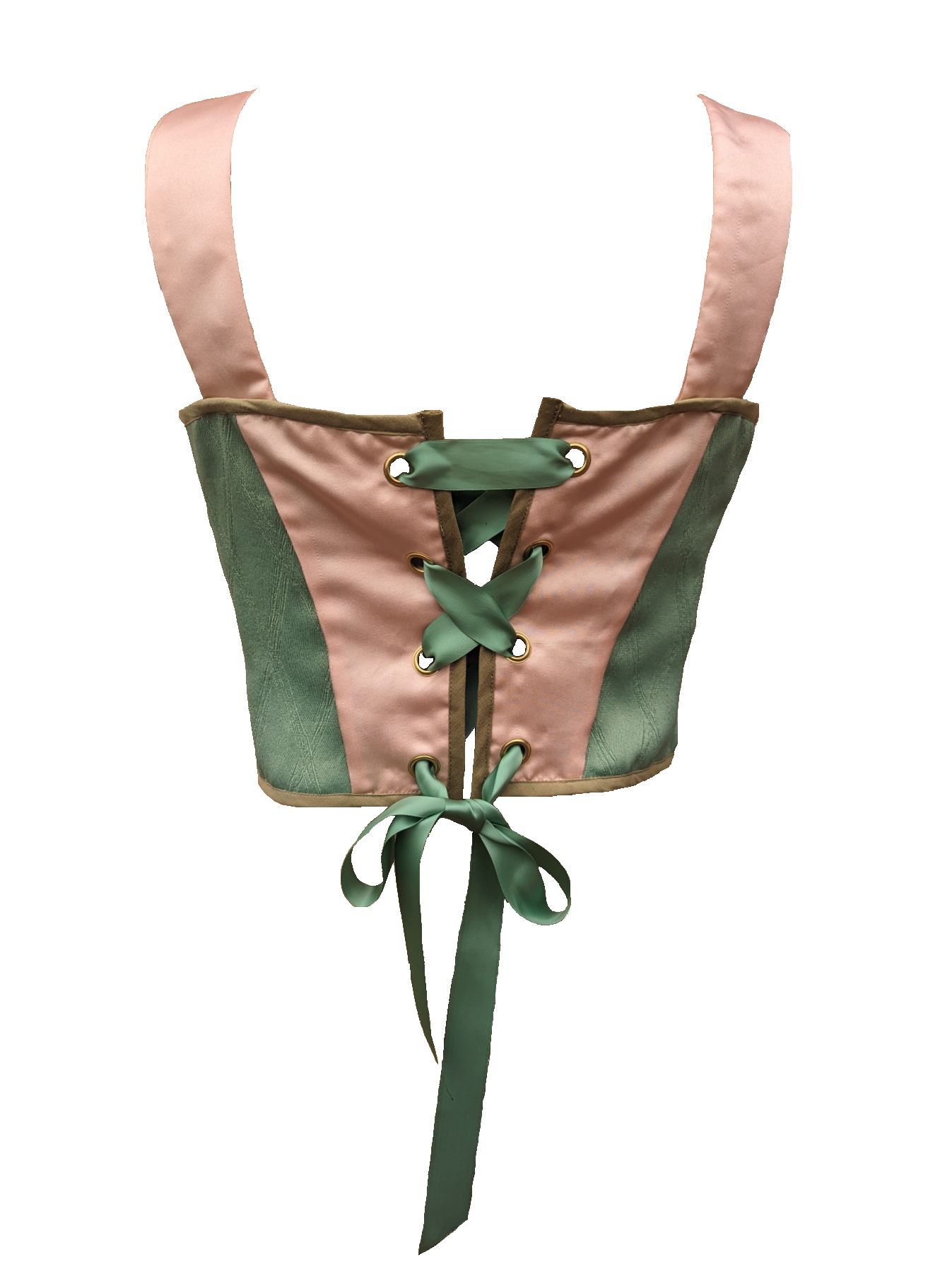 dos lacé du corset élégant upcycling