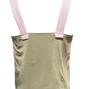 débardeur carré upcycling pièce unique dos