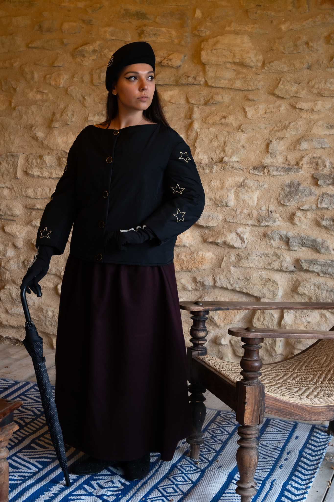 mode élégante et originale avec ce blouson upcycling