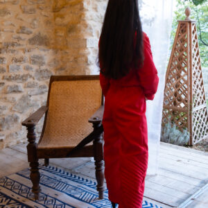 dos de la création originale la combinaison rouge