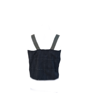 débardeur cashmire noir et kaki