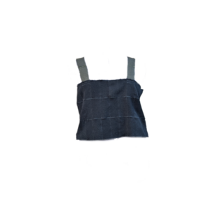 top carré artisanal en cachmire