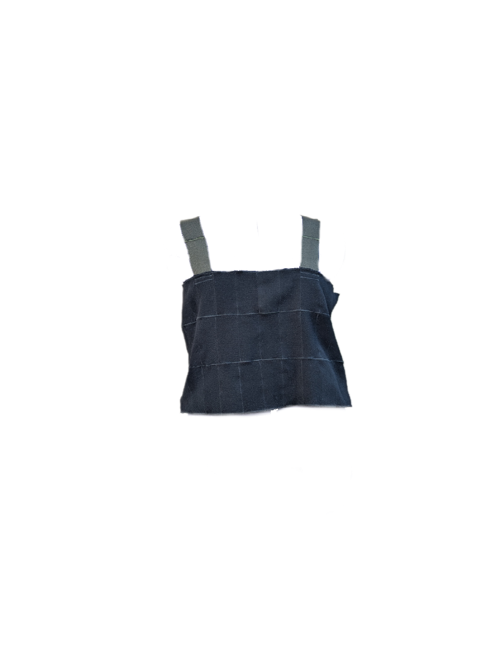 top carré artisanal en cachmire