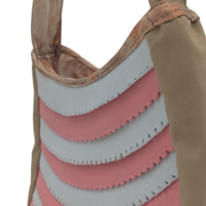 détail sac original coloré