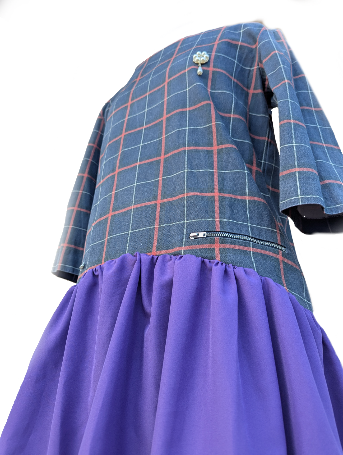 robe et tissu seconde-main pour creation upcycling