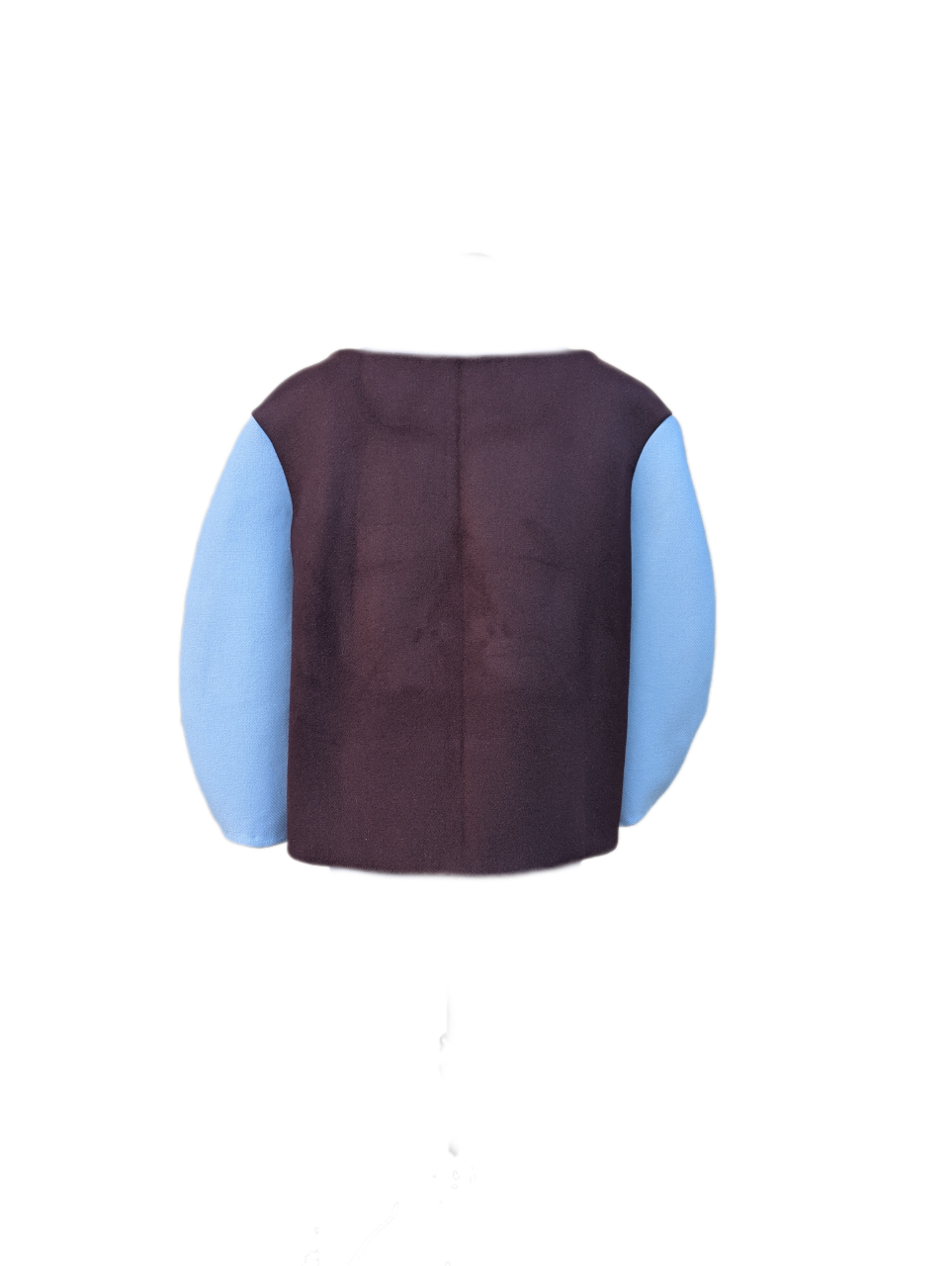 dos du manteau pièce unique artisanale