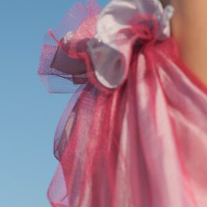 détails top tulle création upcycling