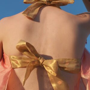 Débardeur dos nu en tulle de stock dormant