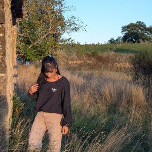 un haut d'hiver éthique fabriquée avec un savoir-faire artisanal