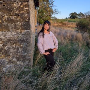 création d'une blouse pure laine avec doublure, le tout recyclé