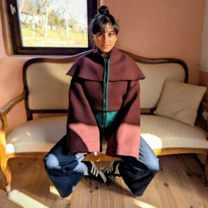 création d'une veste chaude et stylée en upcycling